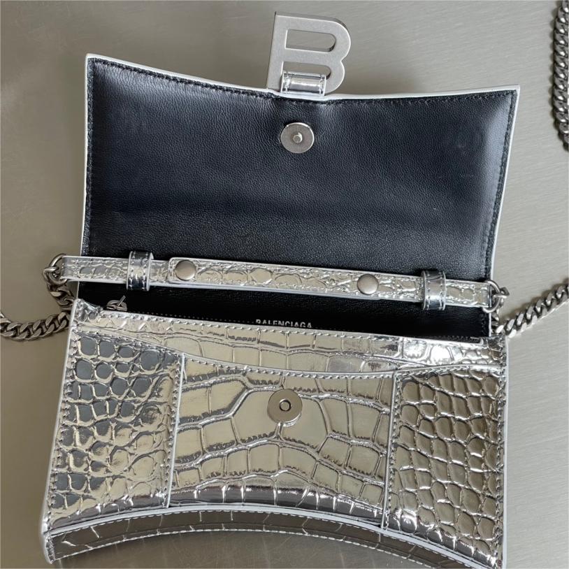 Balenciaga-HOURGLASS Chain Wallet