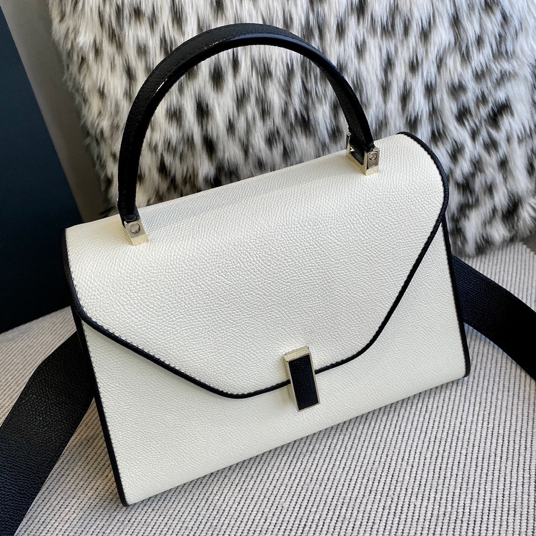 Valextra-Medium Iside Chiaroscuro Top Handle Bag