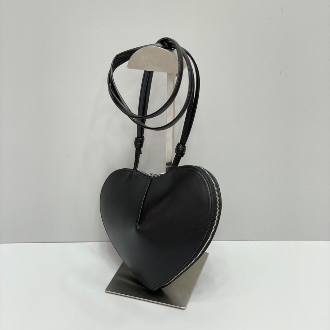 ALAIA- Coeur Bag Heart Black Handbag