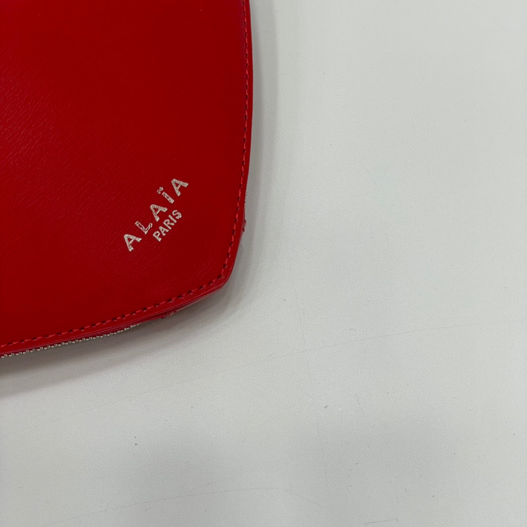 ALAIA- Coeur Bag Heart Red Handbag