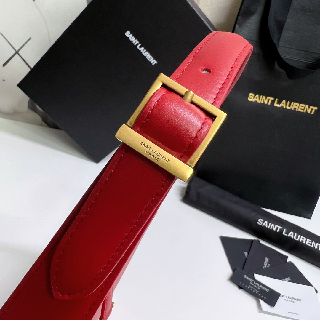 YSL-Le5A7 plain underarm bag