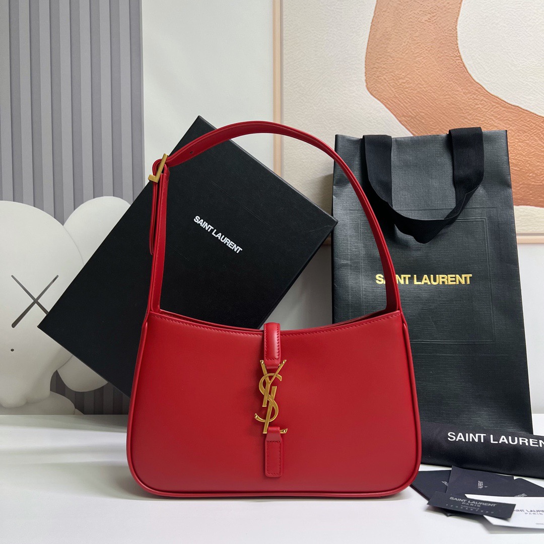 YSL-Le5A7 plain underarm bag