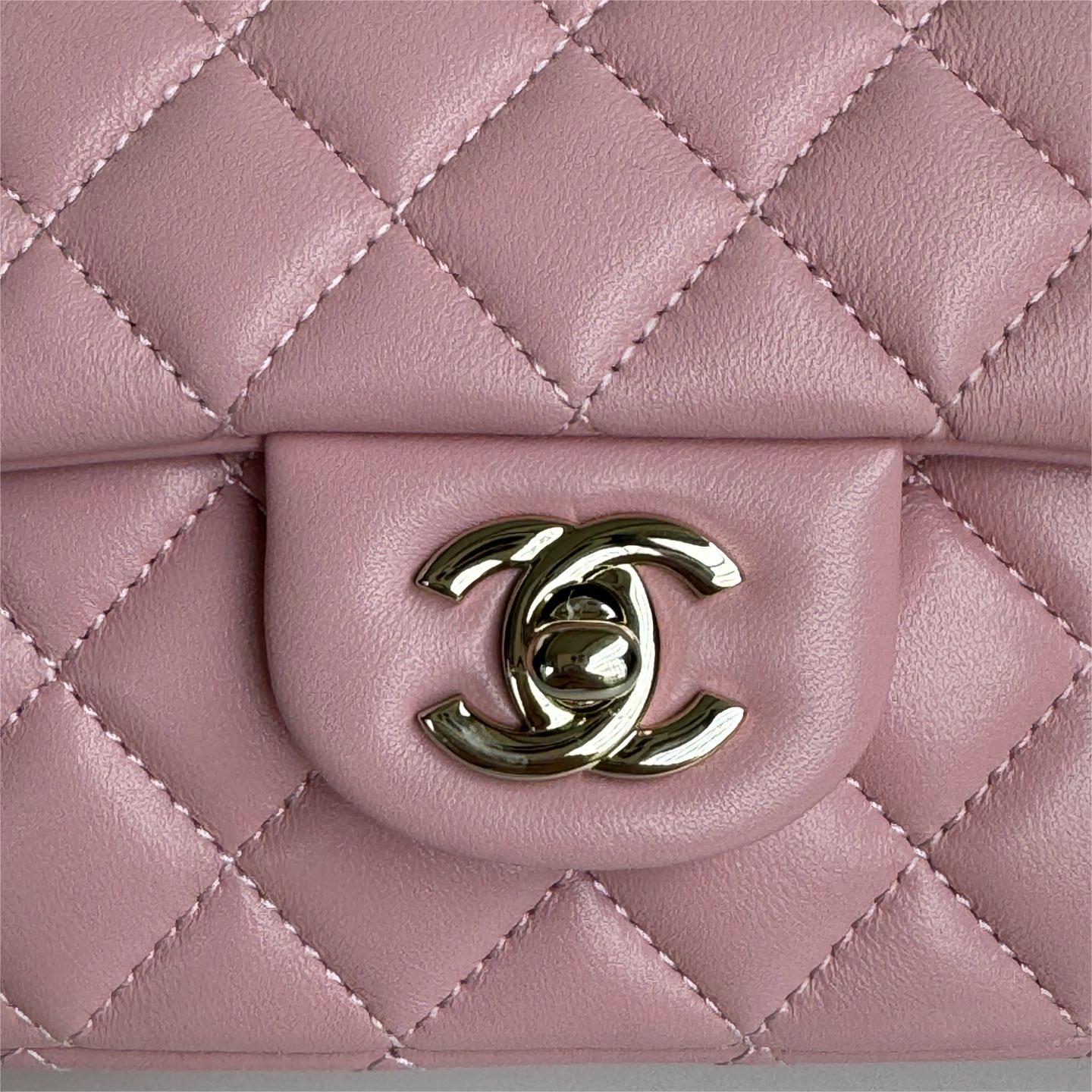 Chanel-21k Latest Mini CF Handle Handbag