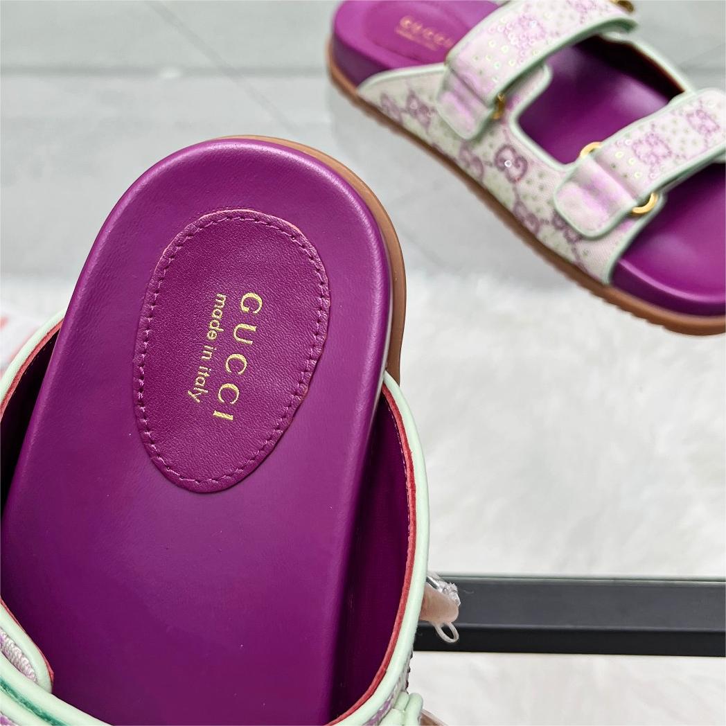 Gucci-2024 New Magic Button Sandals