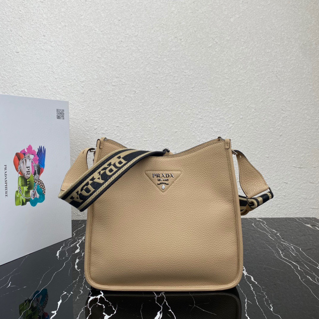 Prada-New fabric diagonal cross bag tote bag