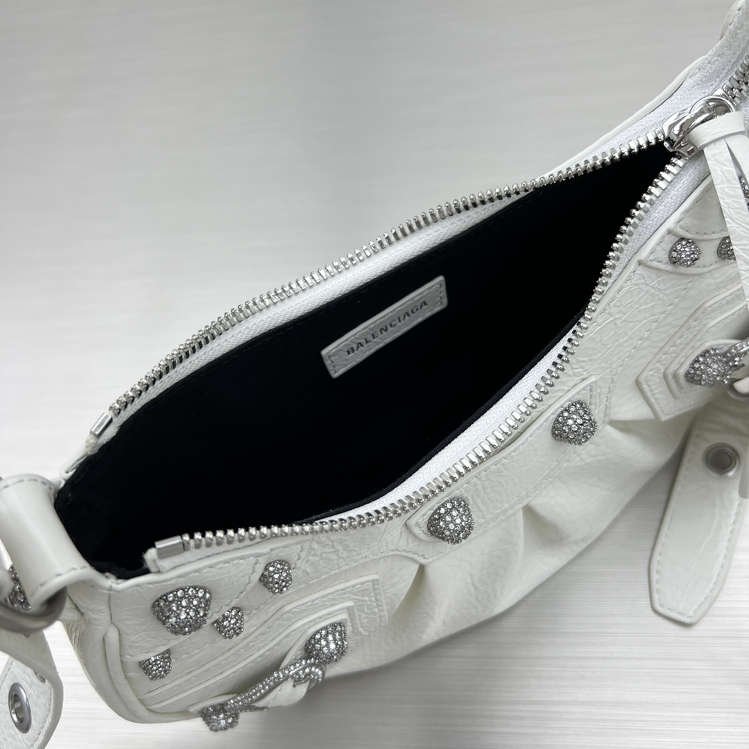 Balenciaga-Le Cagole Half Moon Underarm Cross Bag