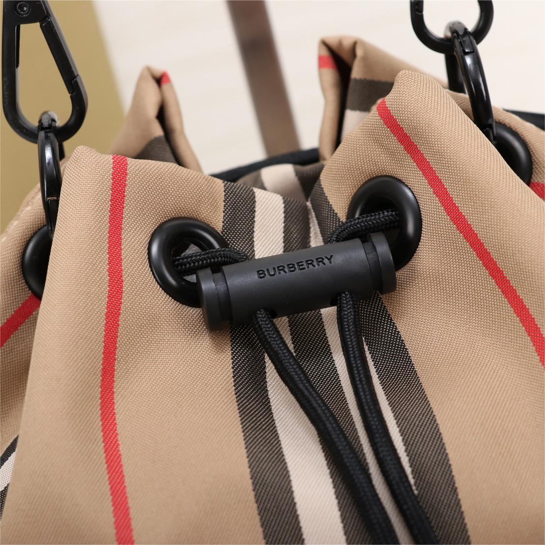 Burberry-Storage bucket with grid elements