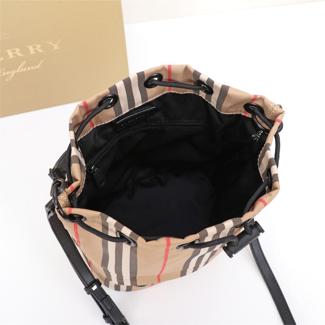 Burberry-Storage bucket with grid elements