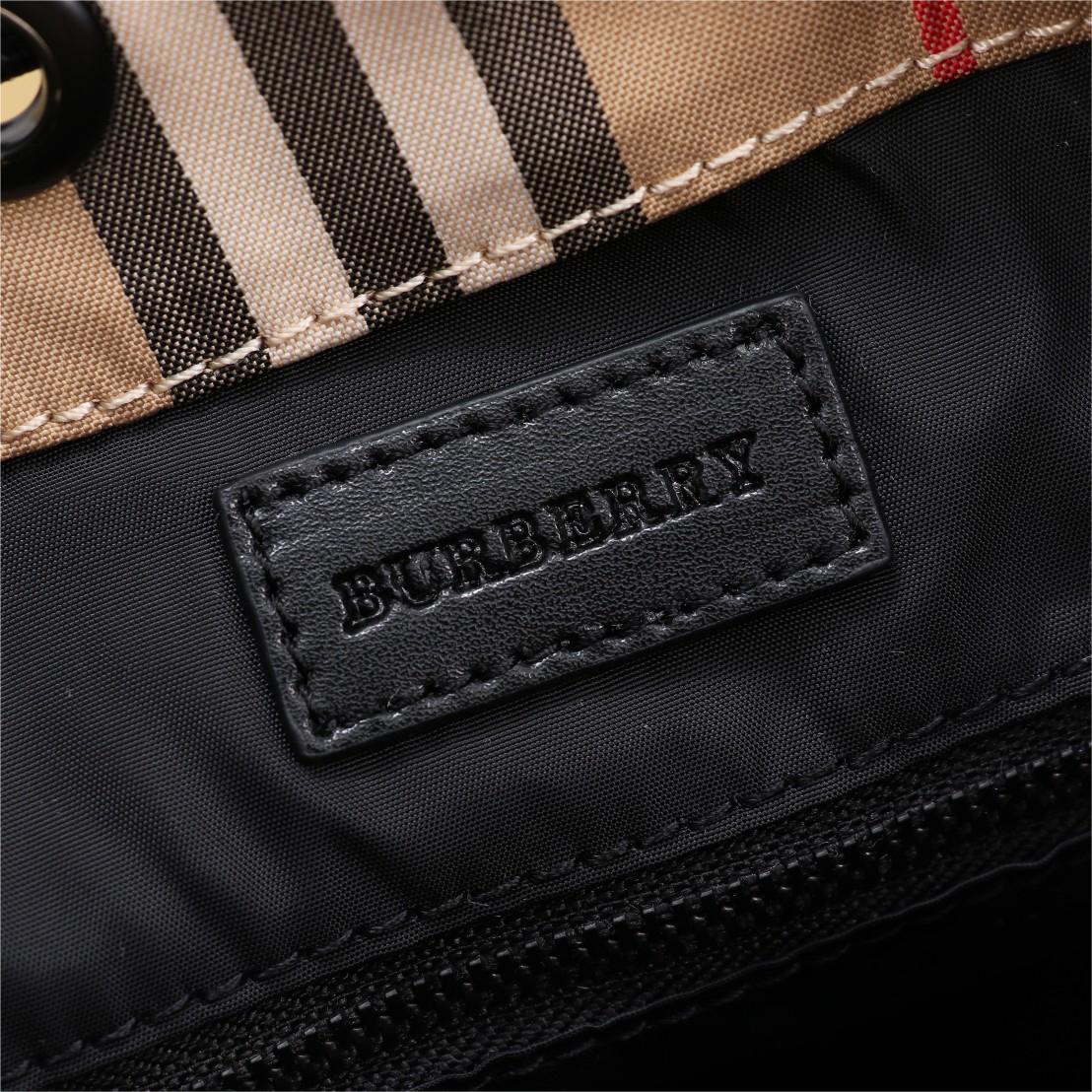 Burberry-Storage bucket with grid elements