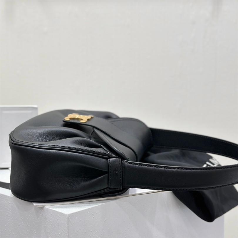 Celine-POLLY Medium Soft Cow Leather Handbag