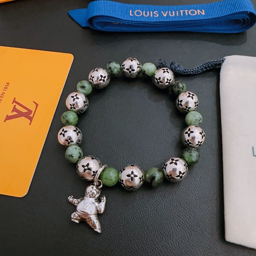 LV-Multi element agate and Thai silver style