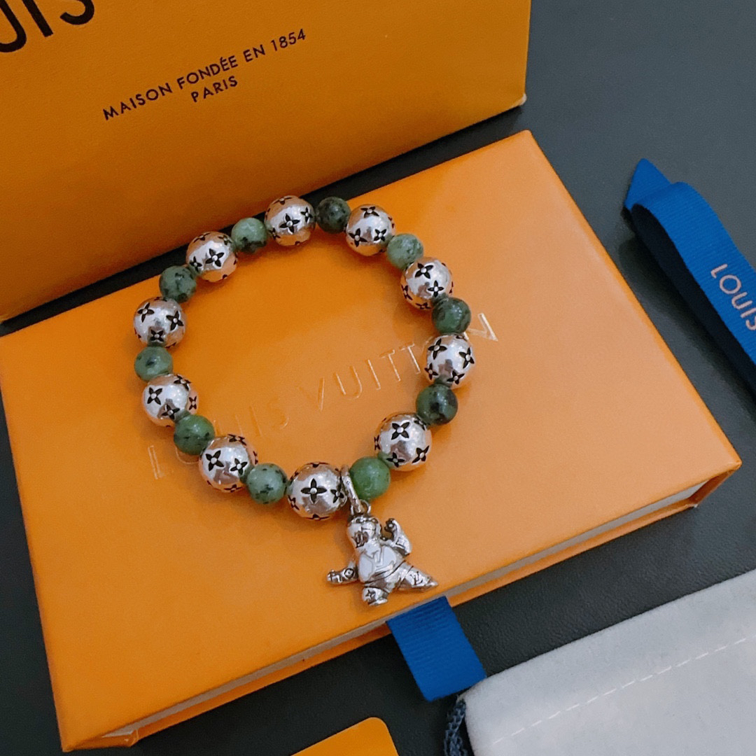 LV-Multi element agate and Thai silver style