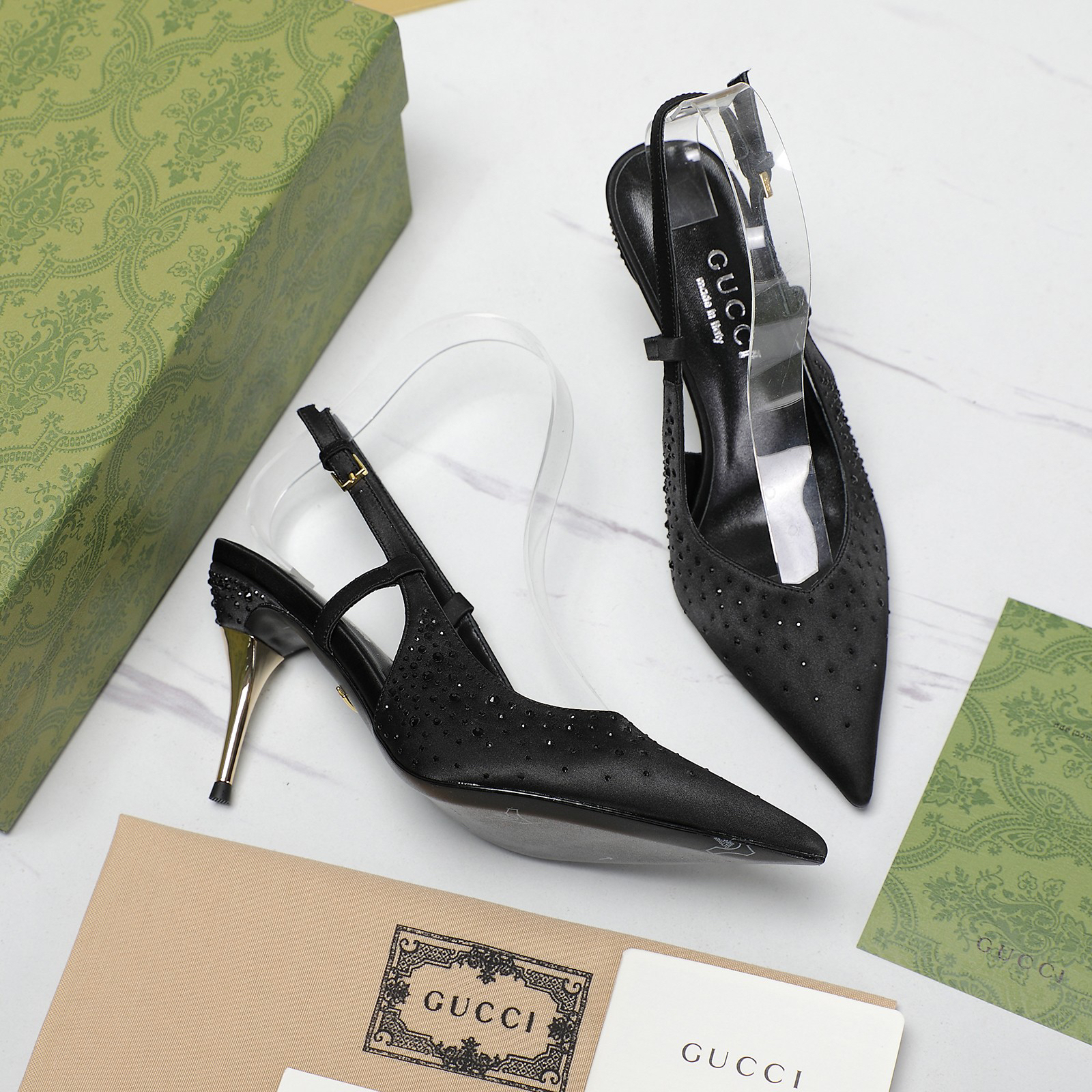 GUCCI-Pointed single shoe