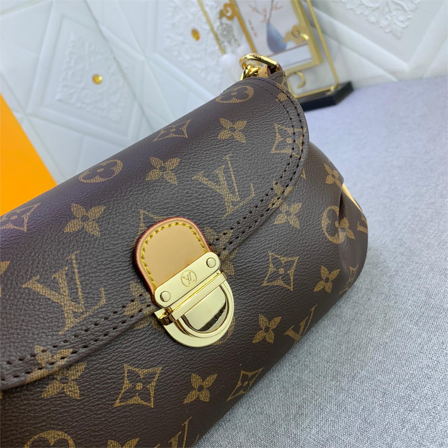 LV-Cowboy with color changing yellow leather small handbag