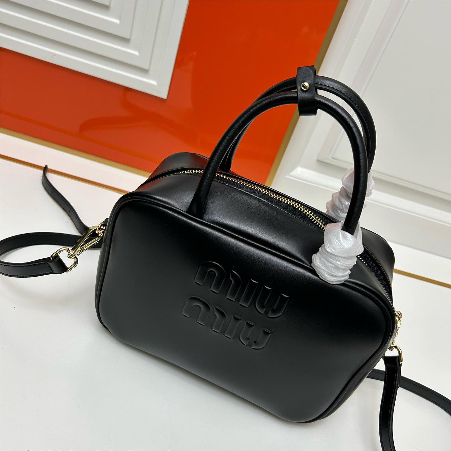 MiuMiu-bowling briefcase