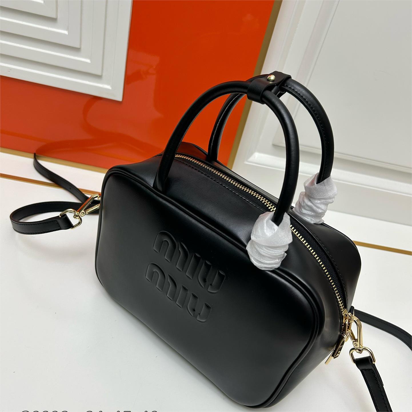 MiuMiu-bowling briefcase