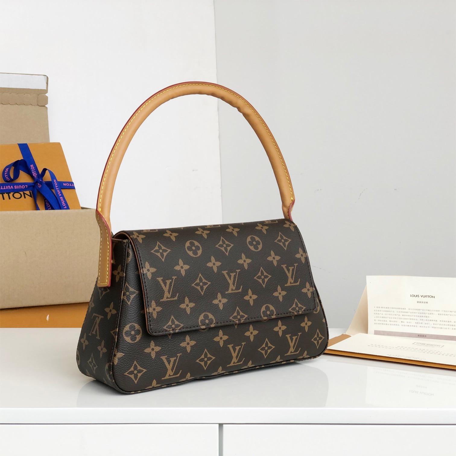LV-Looping mm round handle shoulder bag