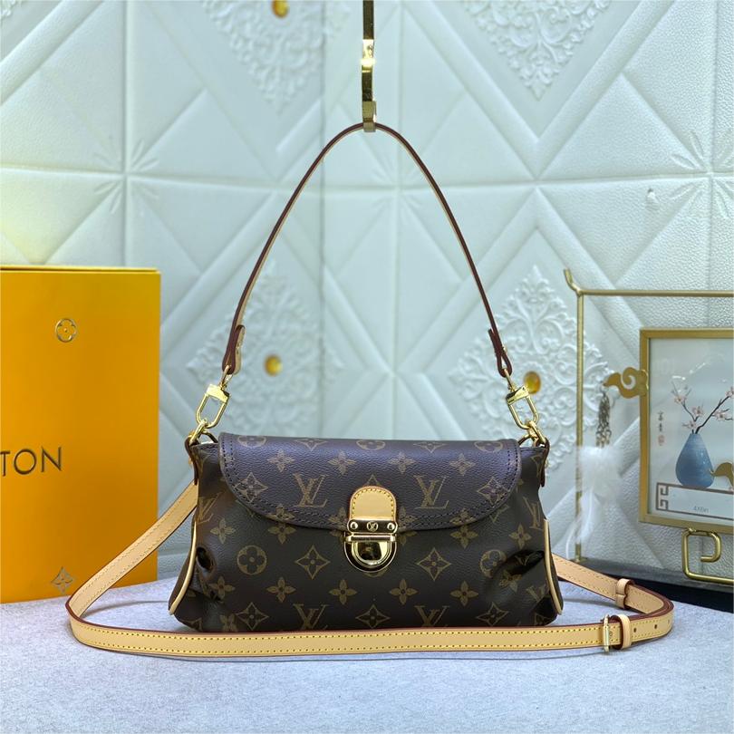 LV-Cowboy with color changing yellow leather small handbag