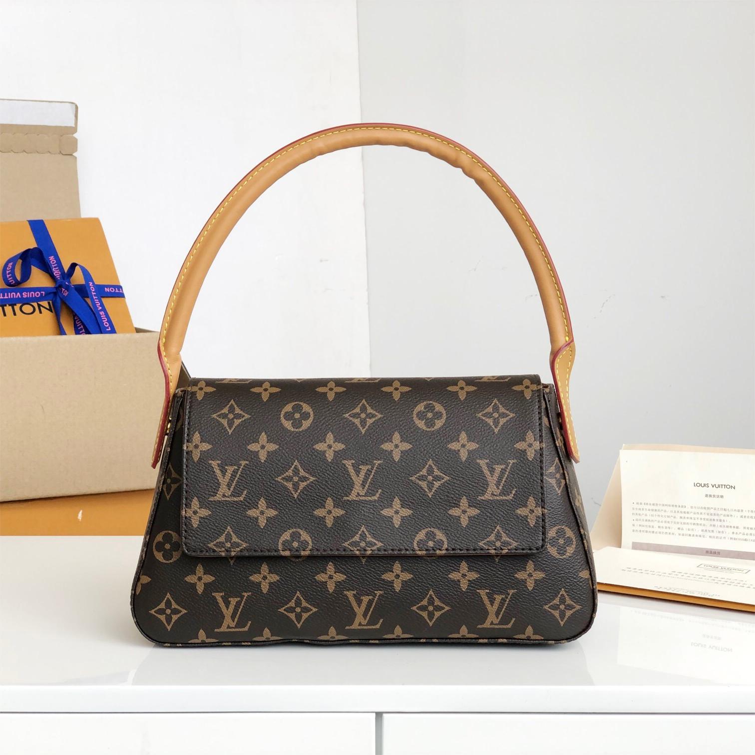 LV-Looping mm round handle shoulder bag