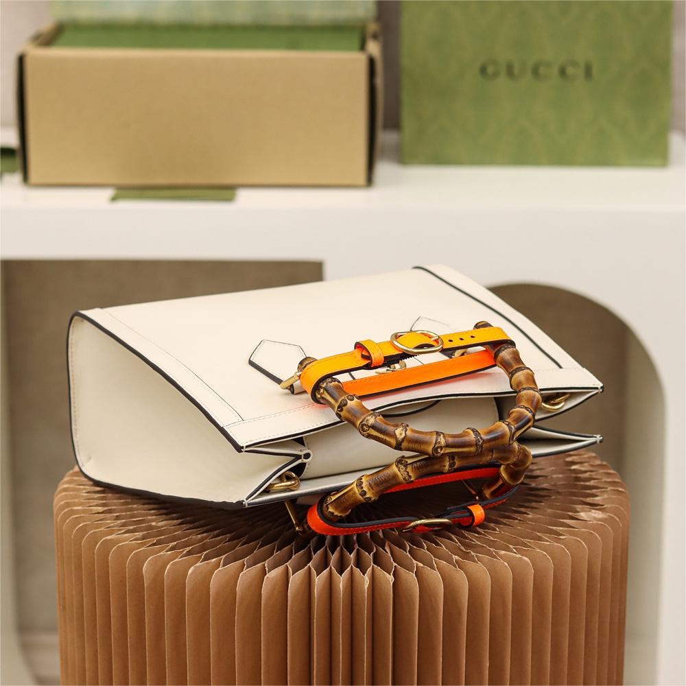 Gucci-Diana Bamboo Knot Tote Bag