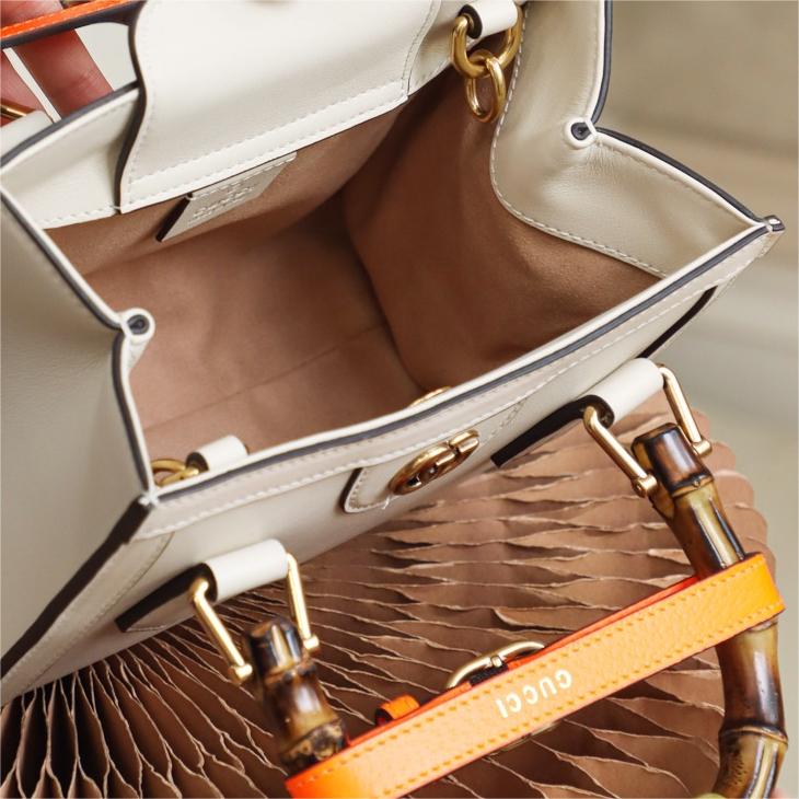 Gucci-Diana Mini Bamboo Knot Tote Bag