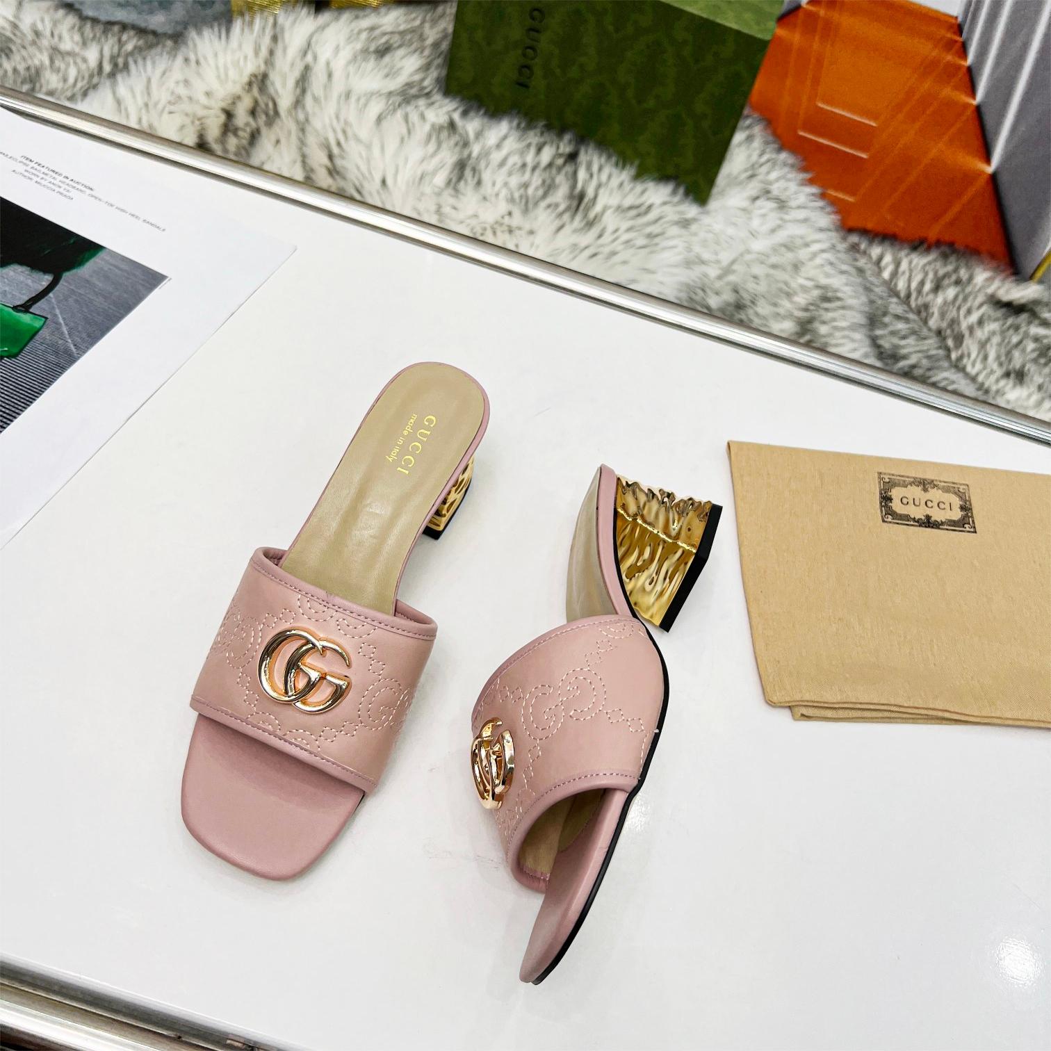 Gucci-High-heeled and thick heeled sandals