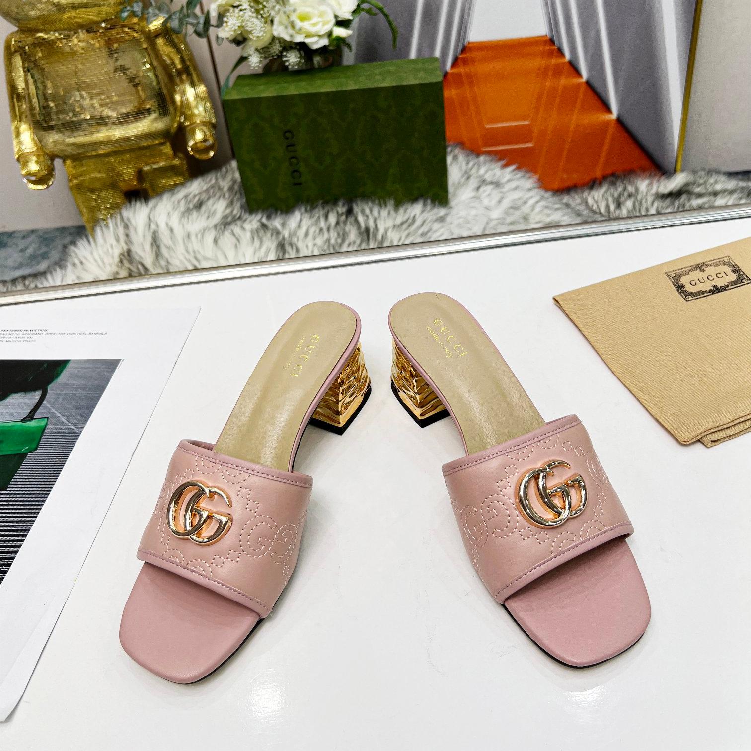 Gucci-High-heeled and thick heeled sandals
