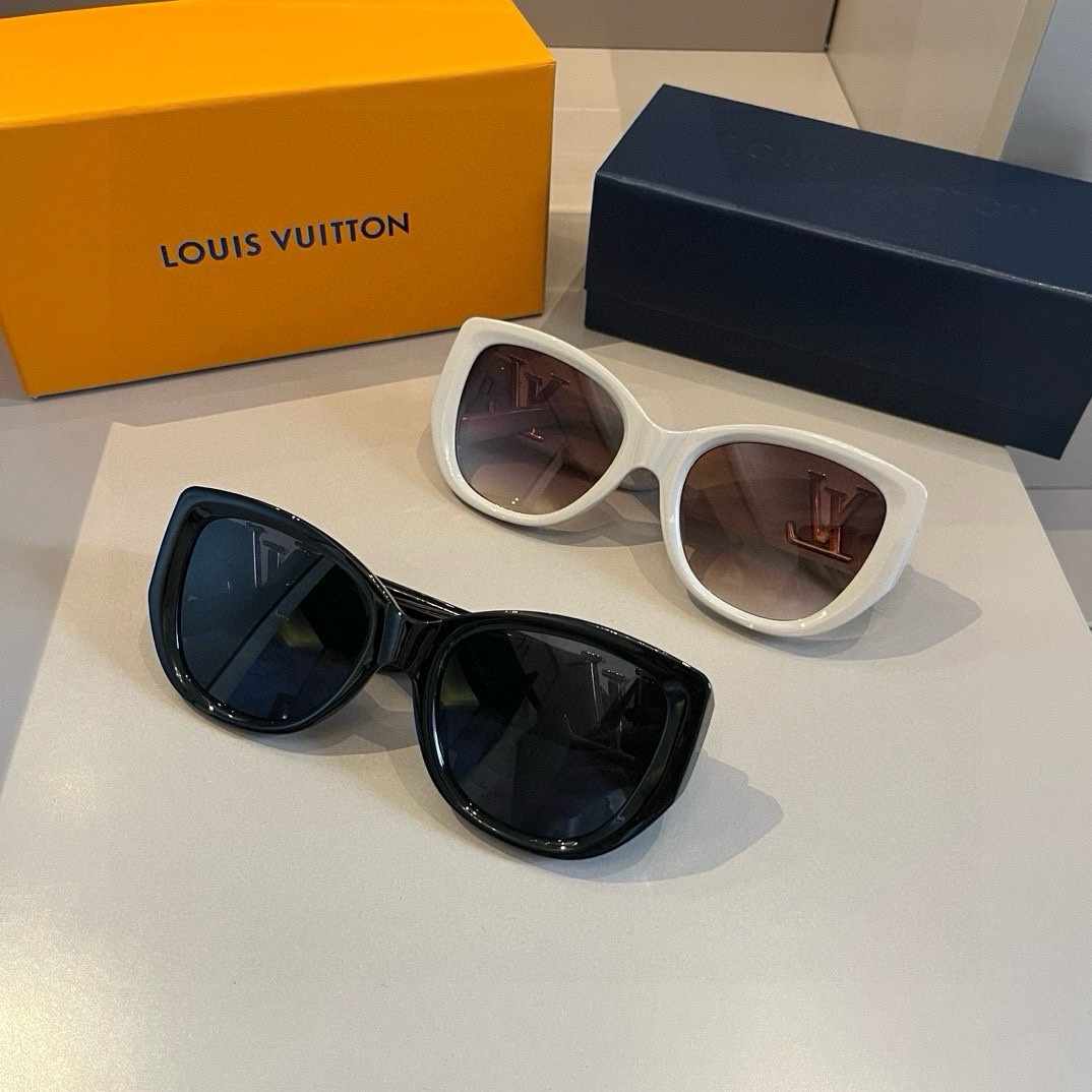 LV-Unisex large boxy Fashionable Sunglasses