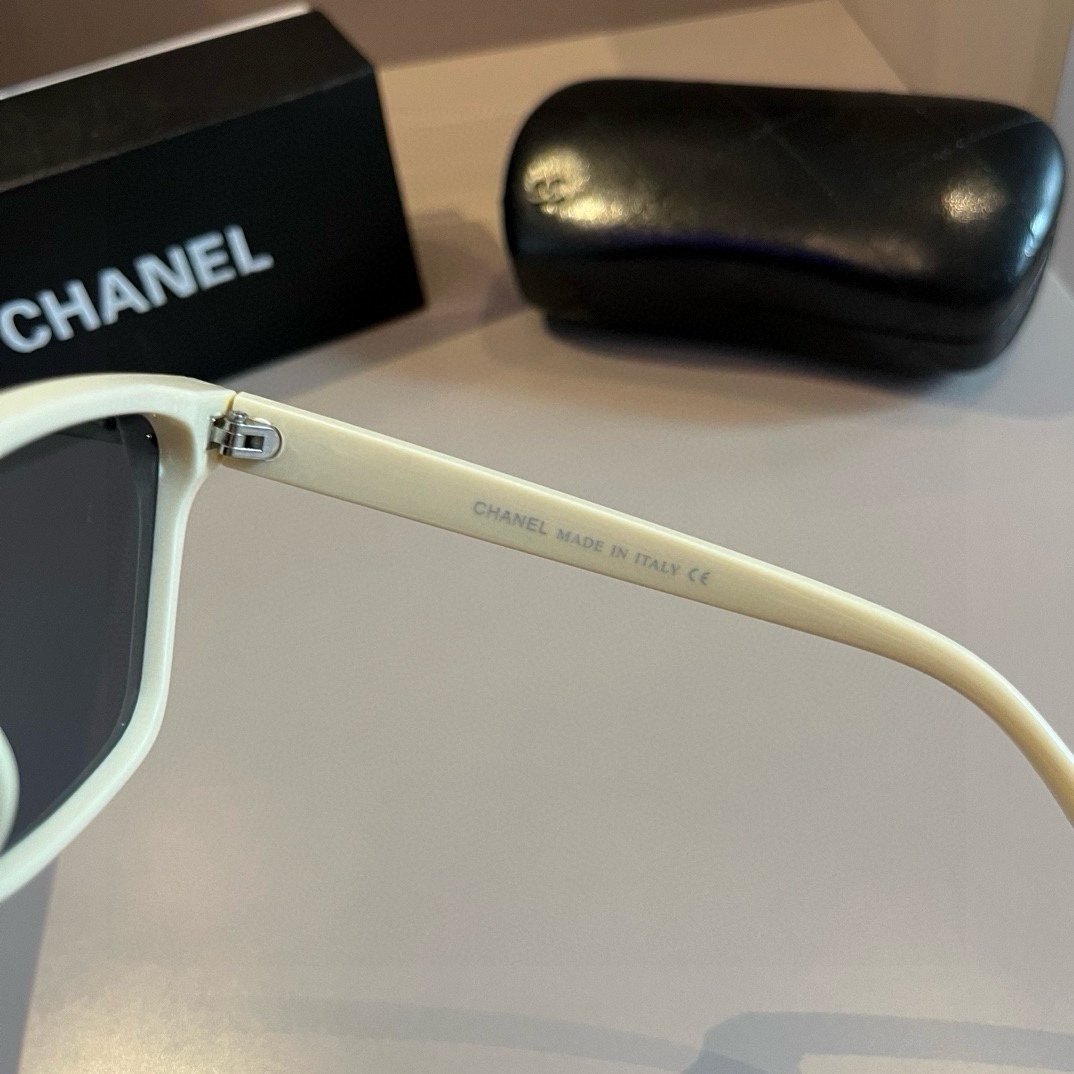 Chanel-2024 Official Early Spring New Large Frame Sunglasses