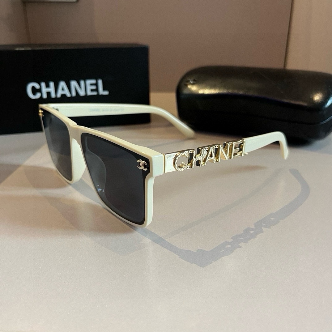 Chanel-2024 Official Early Spring New Large Frame Sunglasses