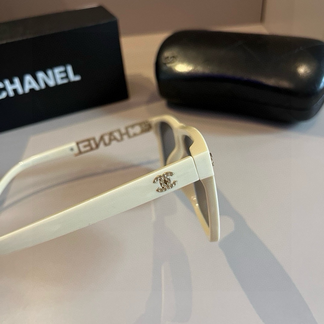 Chanel-2024 Official Early Spring New Large Frame Sunglasses