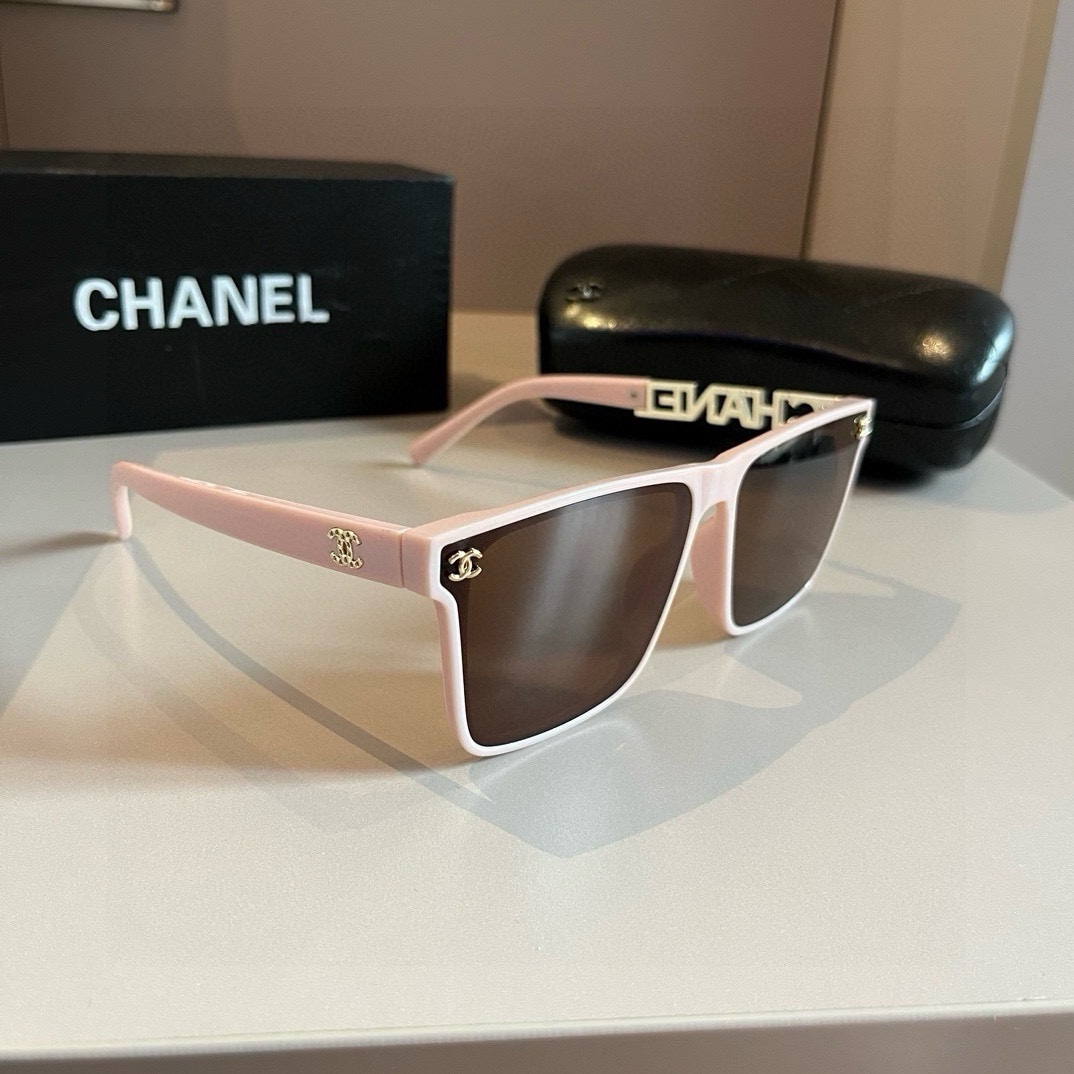 Chanel-2024 Official Early Spring New Large Frame Sunglasses