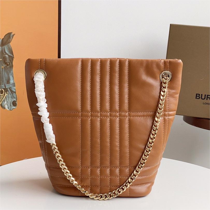 Burberry-Quilted Lola Bucket Bag