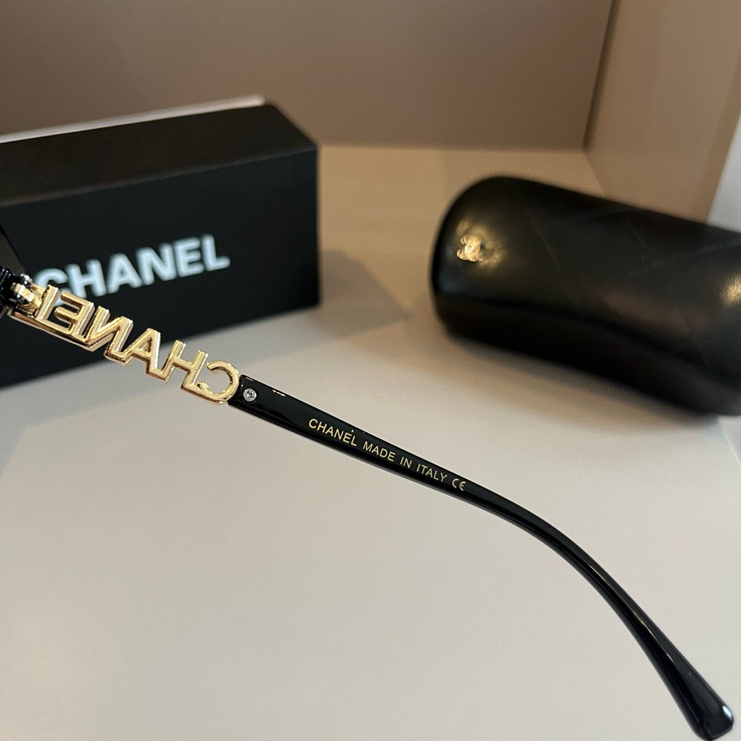 Chanel-2024 Official early spring new optical lens large frame Sunglasses