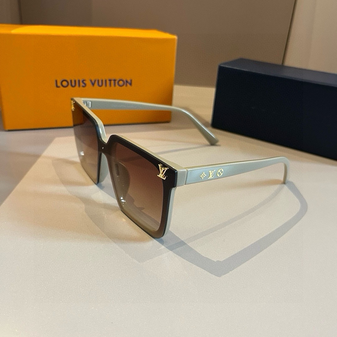 LV-Sunglasses unisex small printed Sunglasses