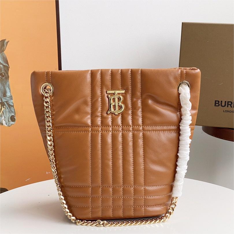Burberry-Quilted Lola Bucket Bag
