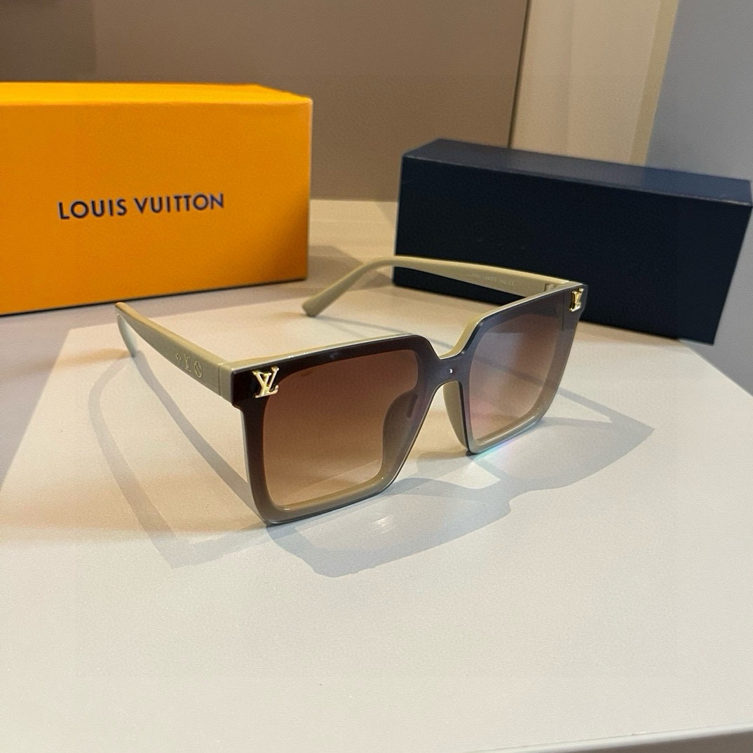 LV-Sunglasses unisex small printed Sunglasses