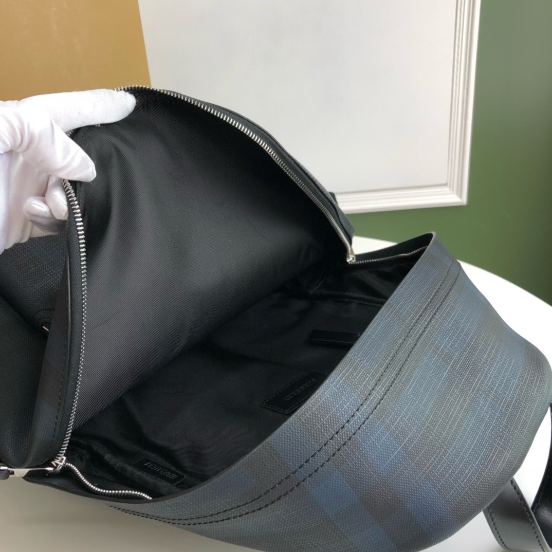 Burberry-London plaid backpack