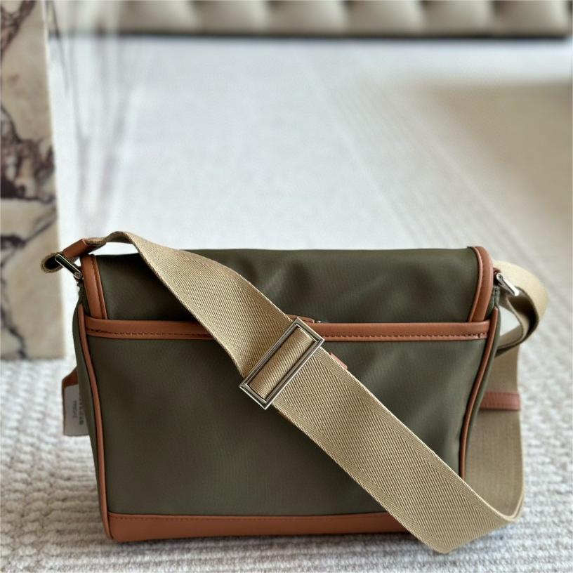 Prada-Nylon yarn re nylon material mailman bag