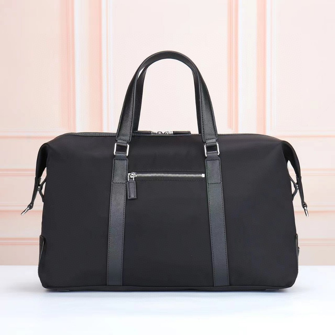 Prada-Oxford cloth short distance travel bag