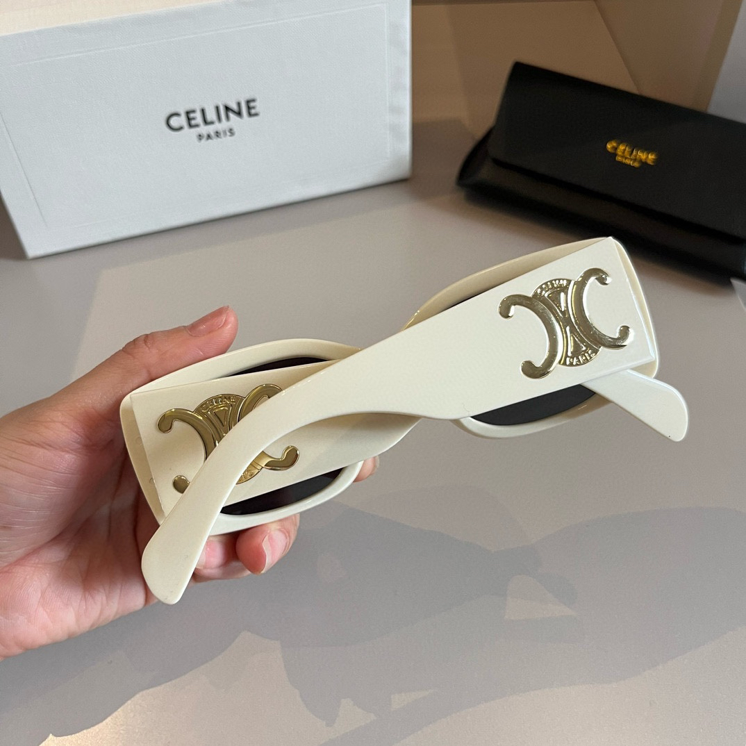 Celine-New women's large mirror legs Sunglasses