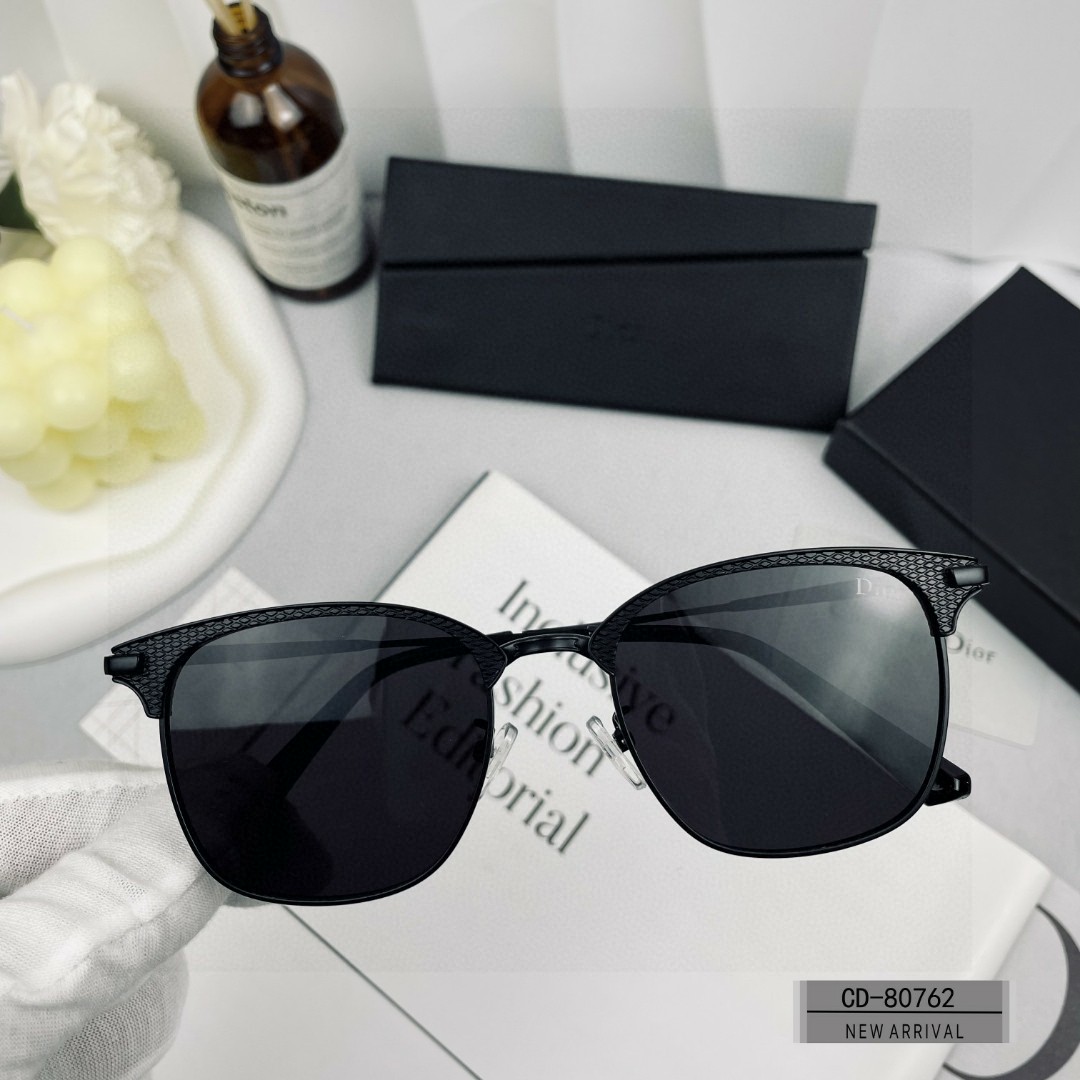 Dior-Stainless steel polarized Sunglasses