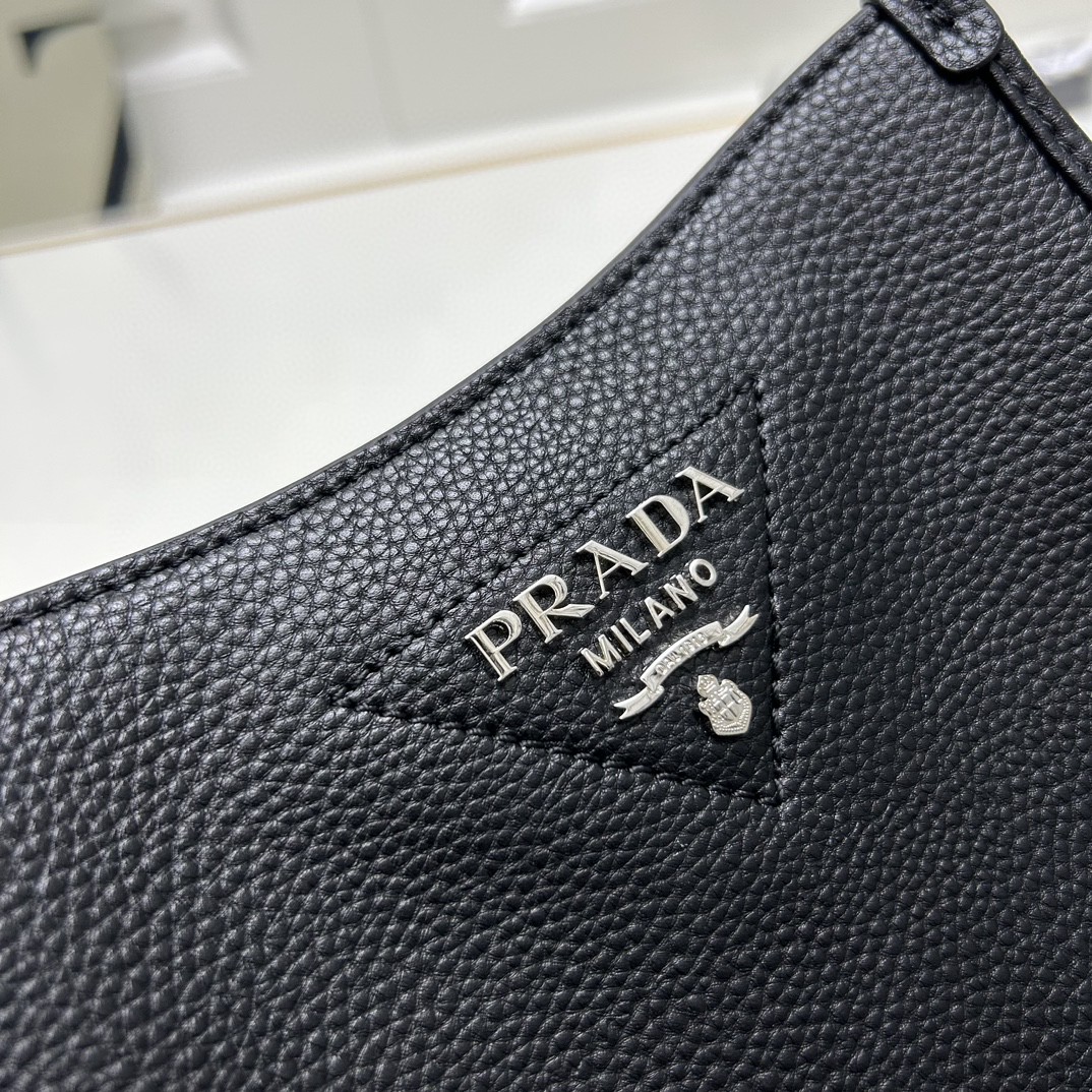 Prada-Leather mini shoulder bag