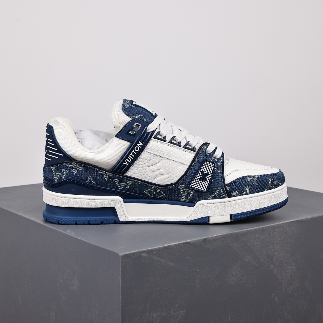 LV-Trainer Sneaker Low Retro Casual Sports Culture Versatile Basketball Board Shoes