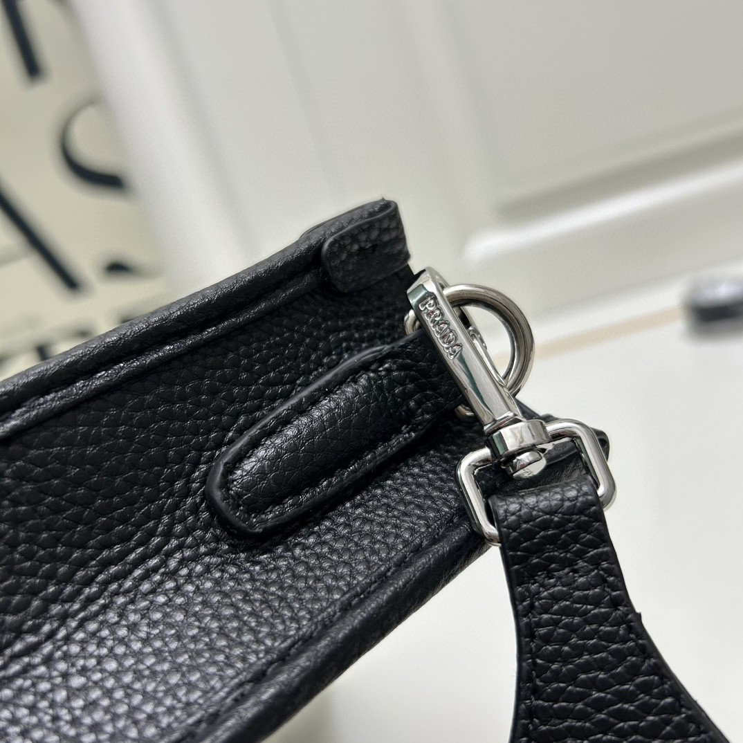 Prada-Leather mini shoulder bag