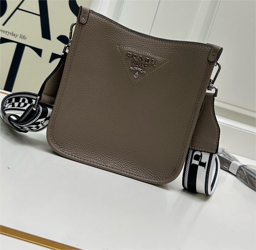 Prada-Leather mini shoulder bag