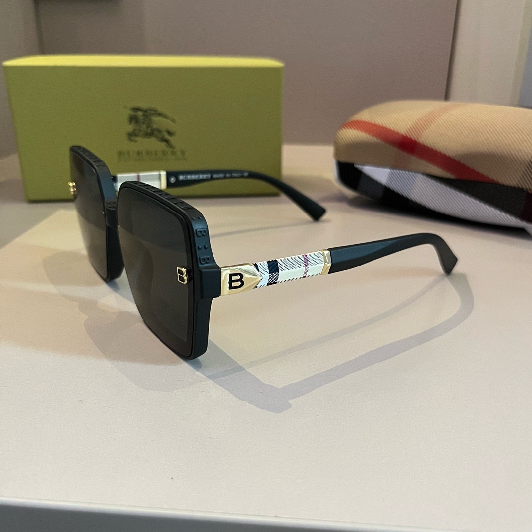 Burberry-2024 new unisex square sunglasses