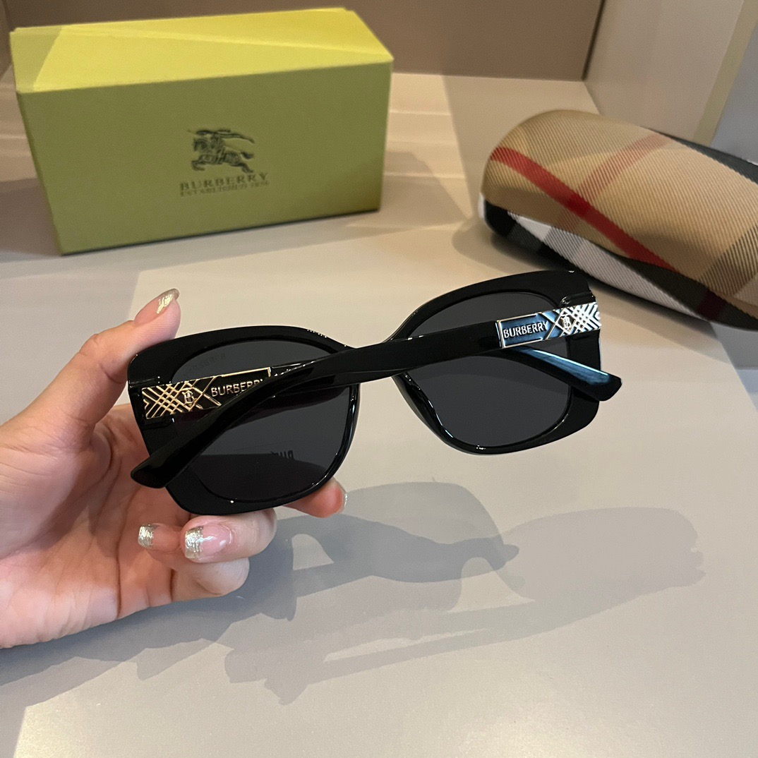 Burberry-2024 new round frame sunglasses