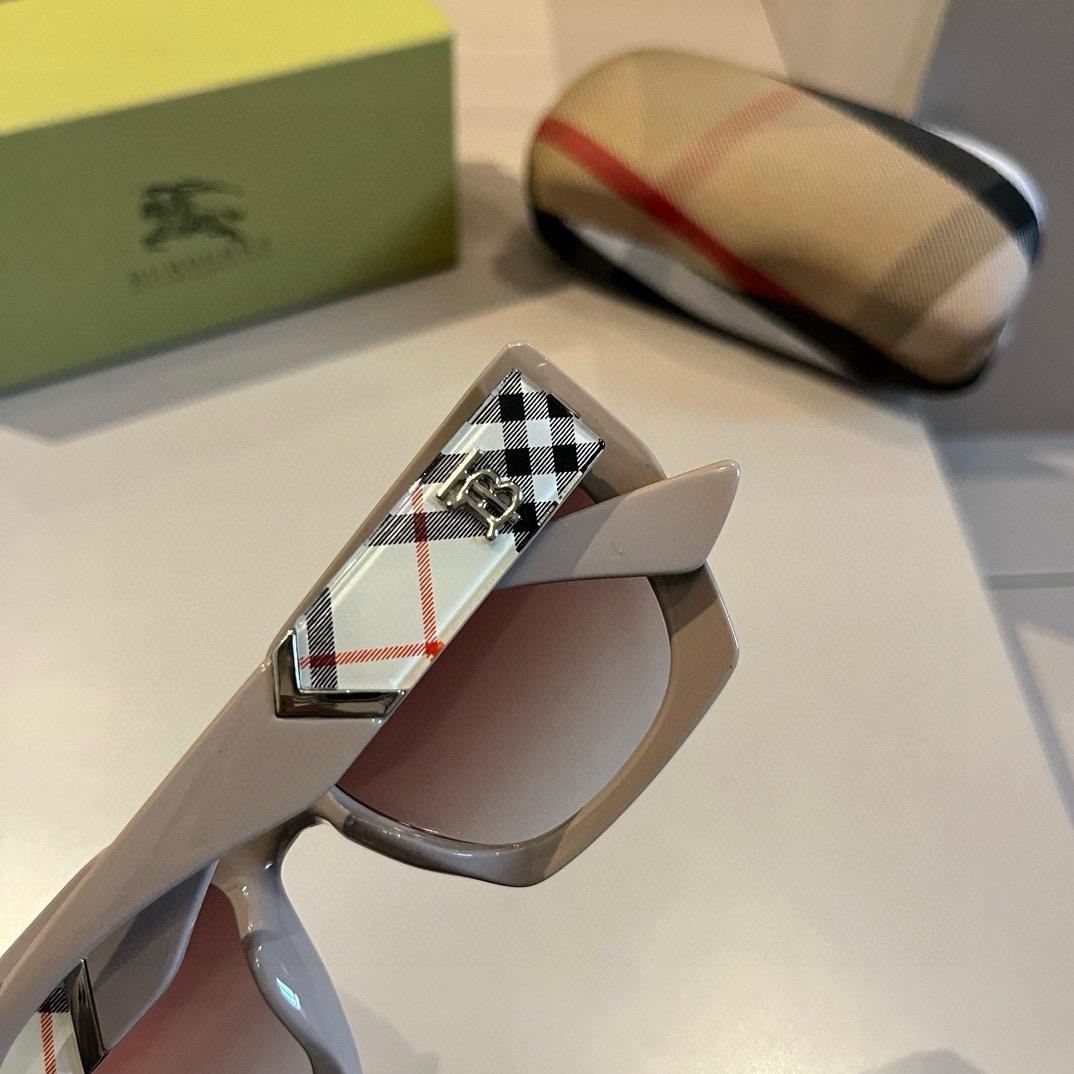 Burberry-Unisex small round frame Sunglasses
