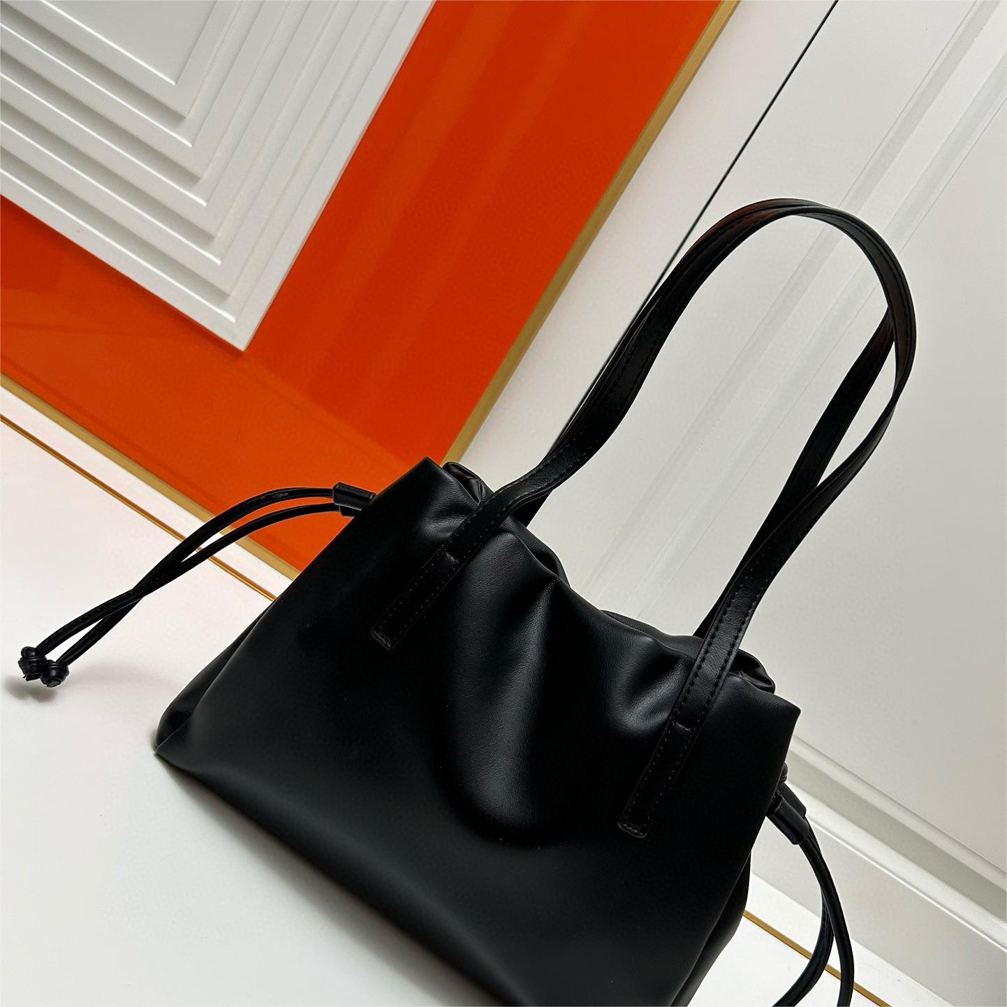 Prada-Drawstring Cloud Bag